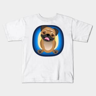 Cute baby pug Kids T-Shirt